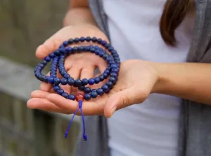 108 Lapis and Carnelian Mala