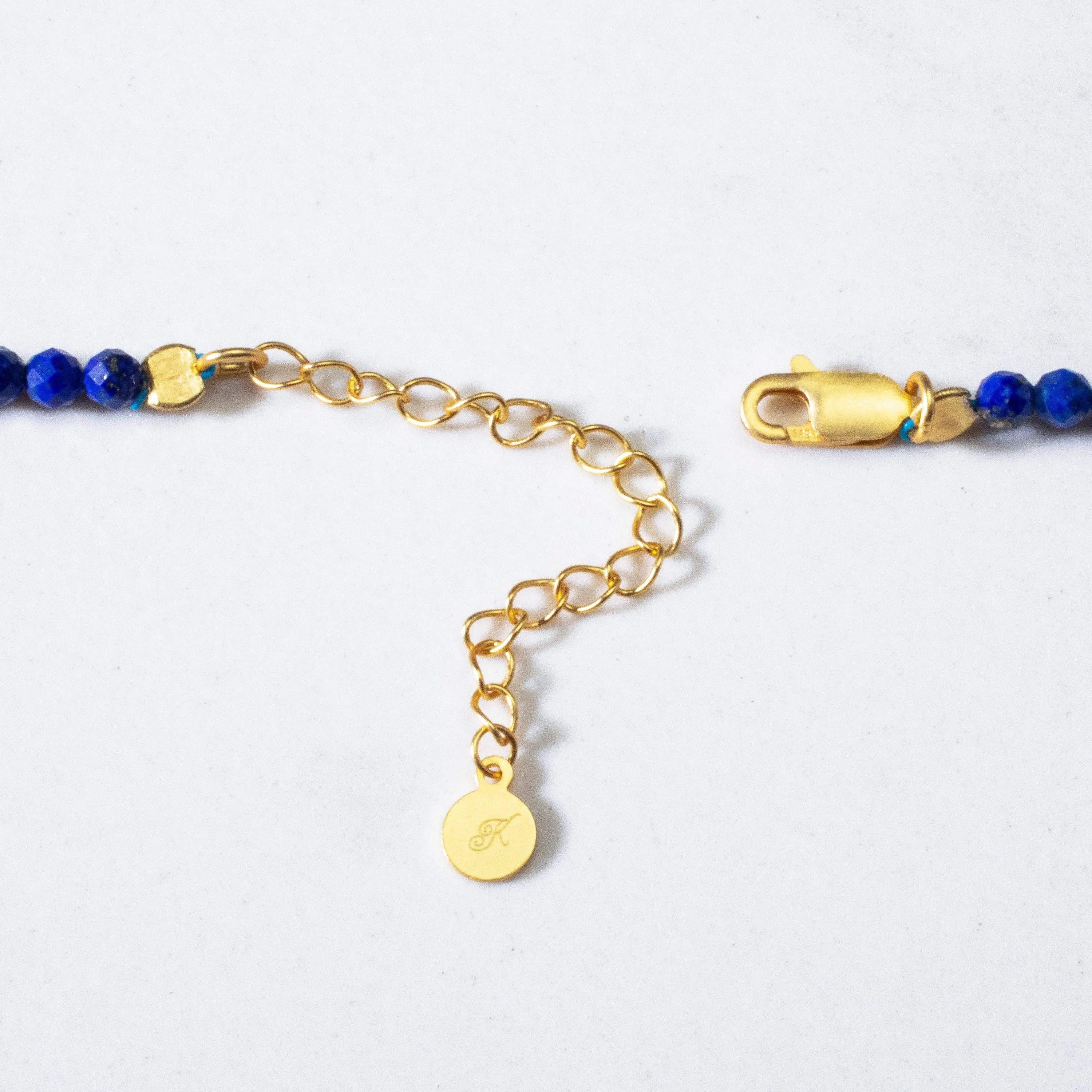 3mm Lapis Faceted 31" Necklace / Multi Wrap Bracelet