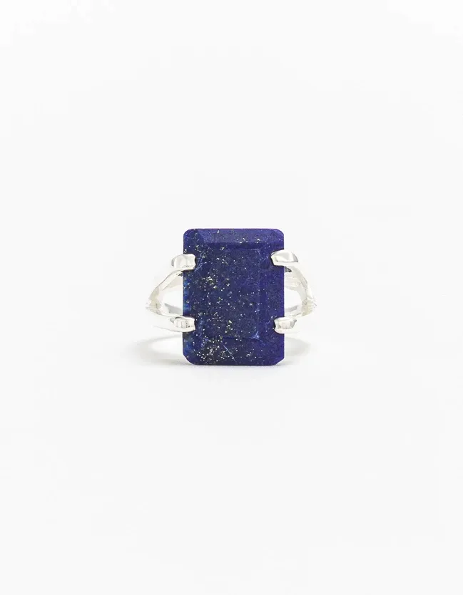 Amalfi Silver & Lapis Ring