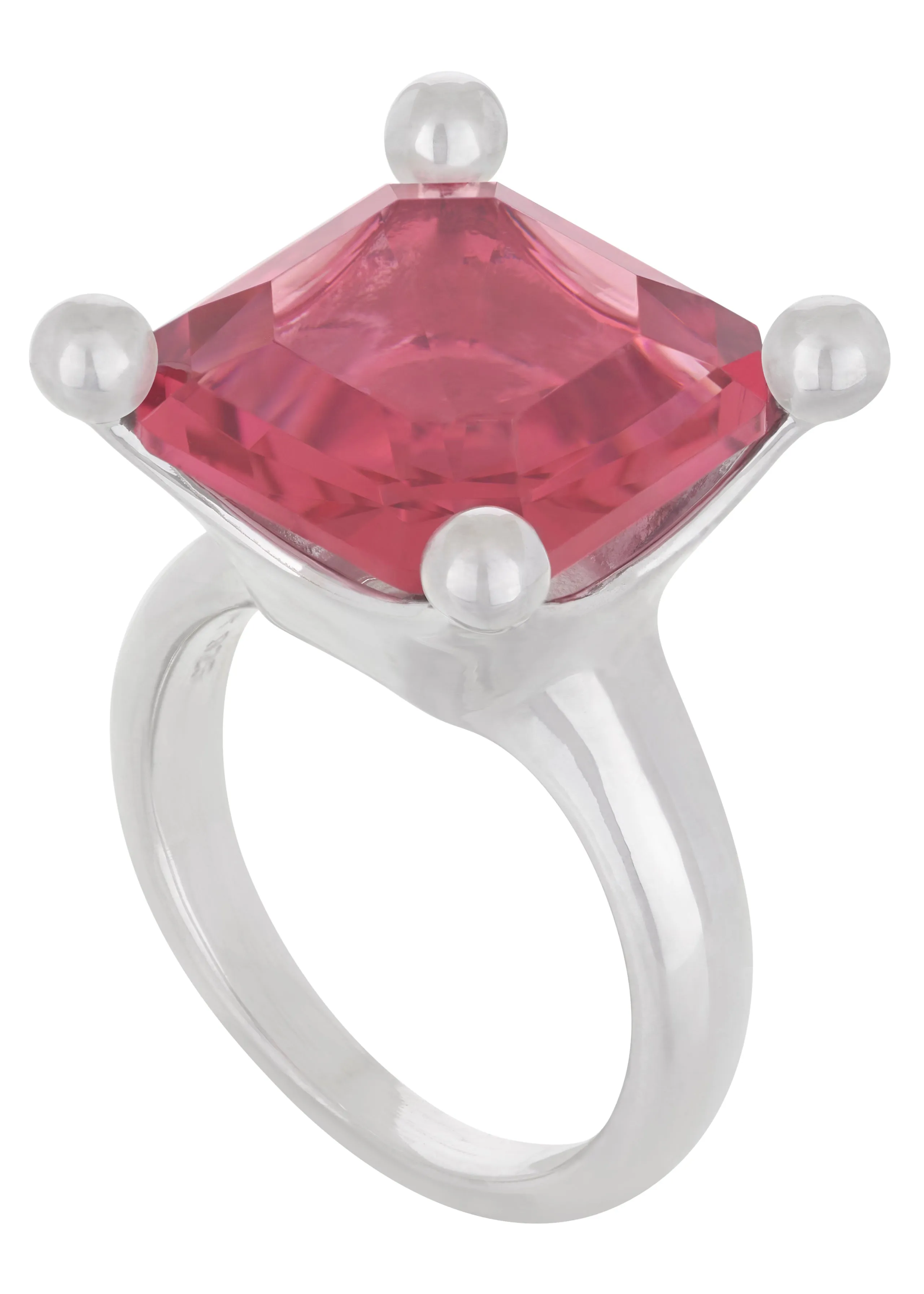 Atomic Square Ring - Rosa