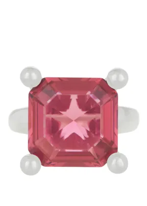 Atomic Square Ring - Rosa