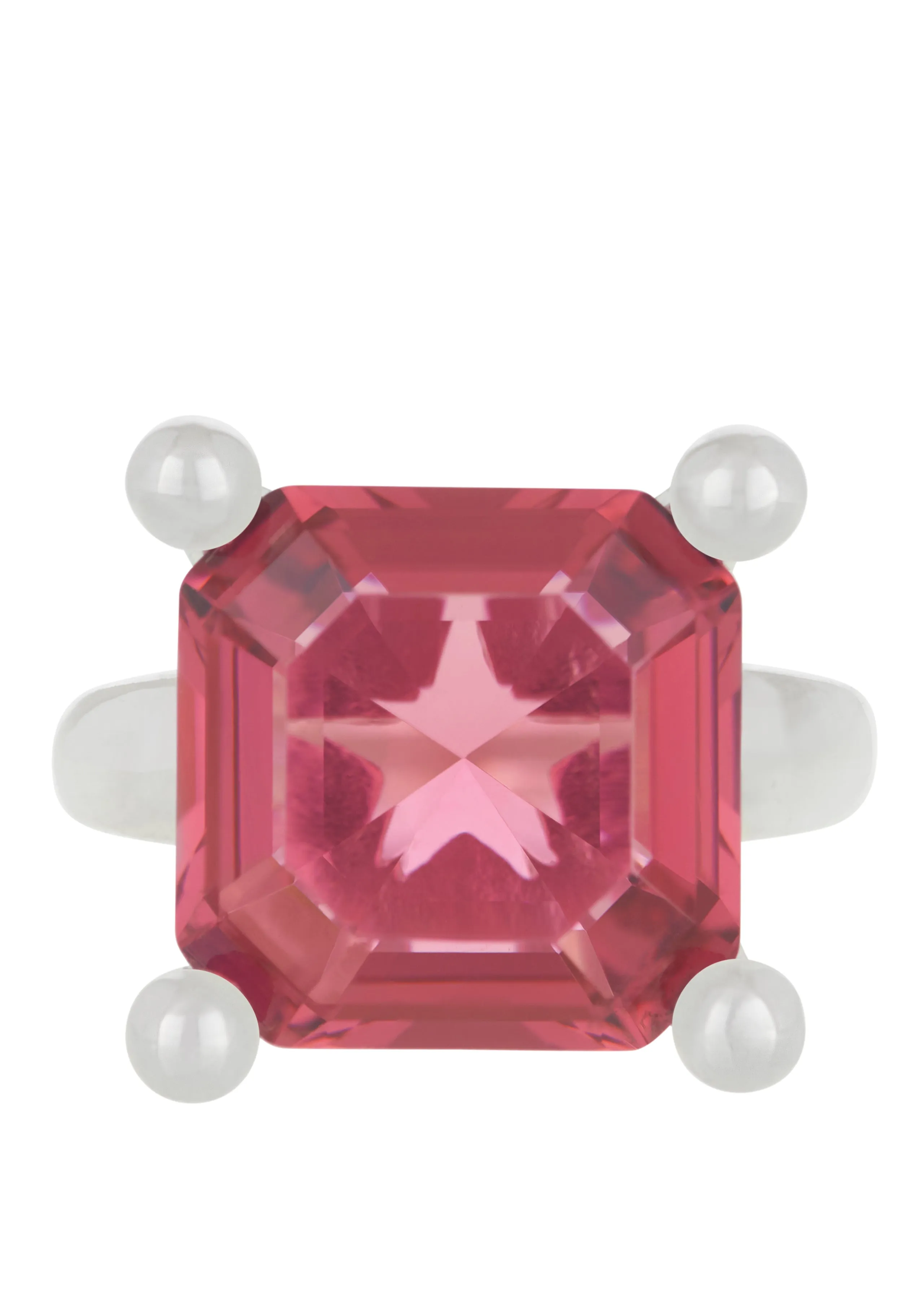 Atomic Square Ring - Rosa