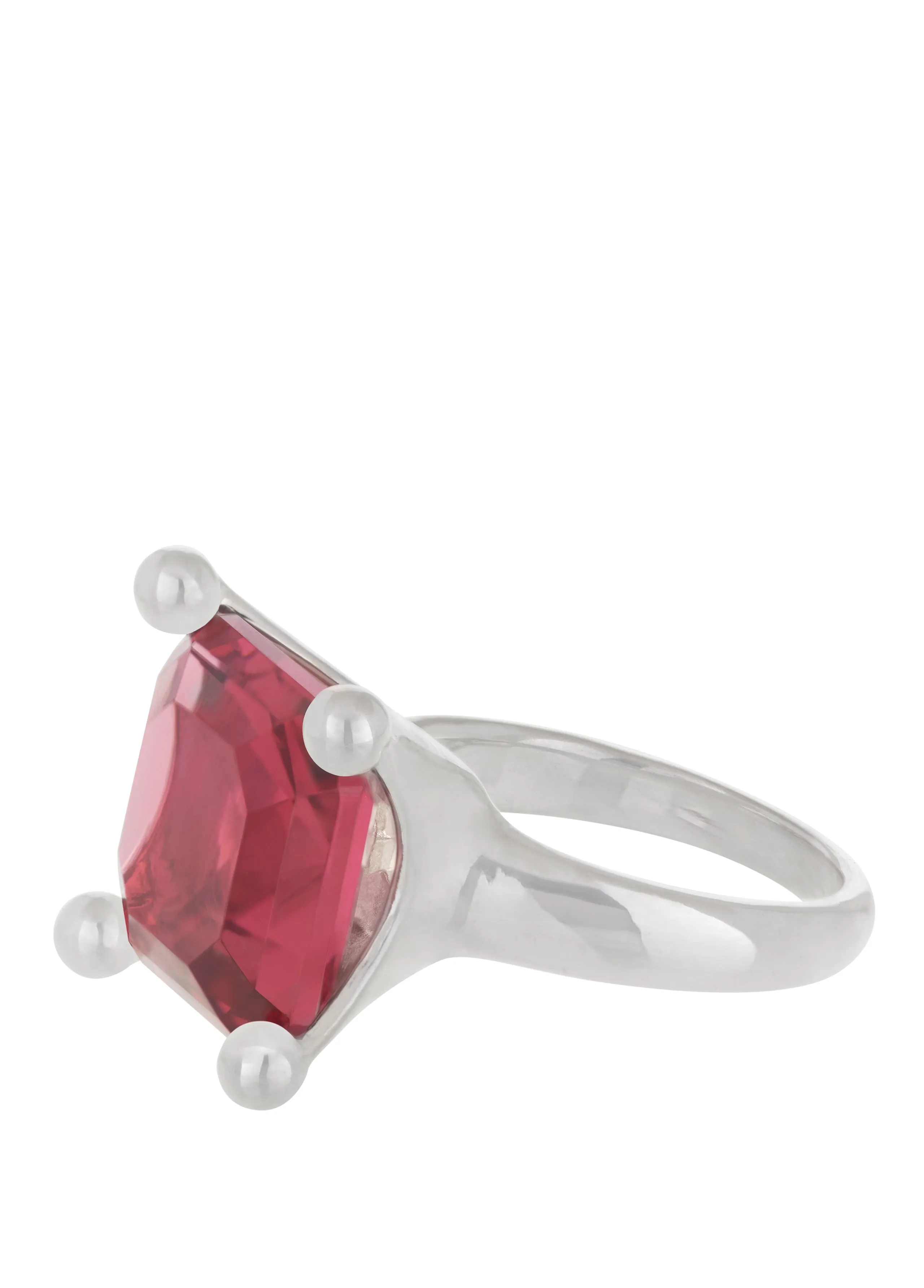 Atomic Square Ring - Rosa