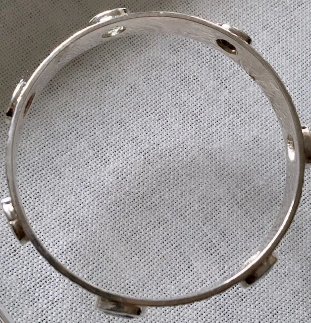 Bangle Studded with multi colored Gems