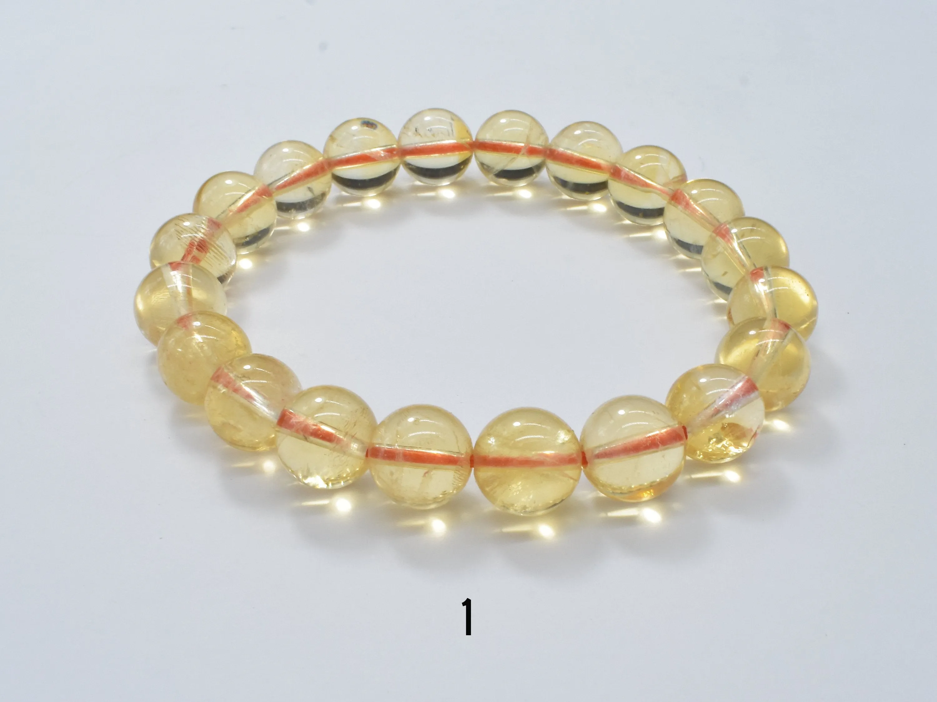 Citrine Beads, Approx. 8mm Round Beads, 7-7.5 Inch