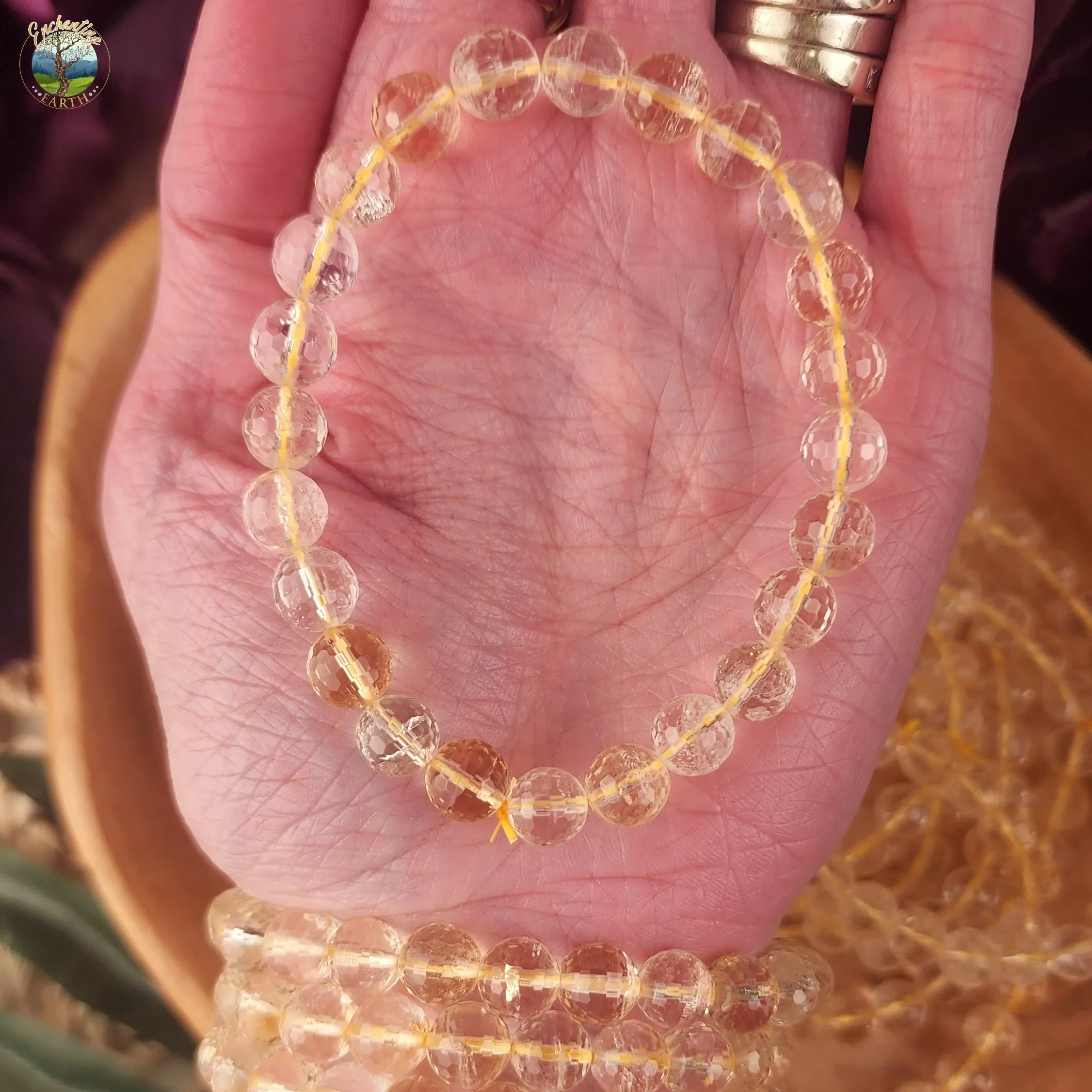 Citrine Faceted Bracelet for Attracting Abundance