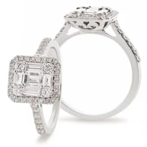 Classic Cocktail Cluster Ring 0.60ct - 1.40ct
