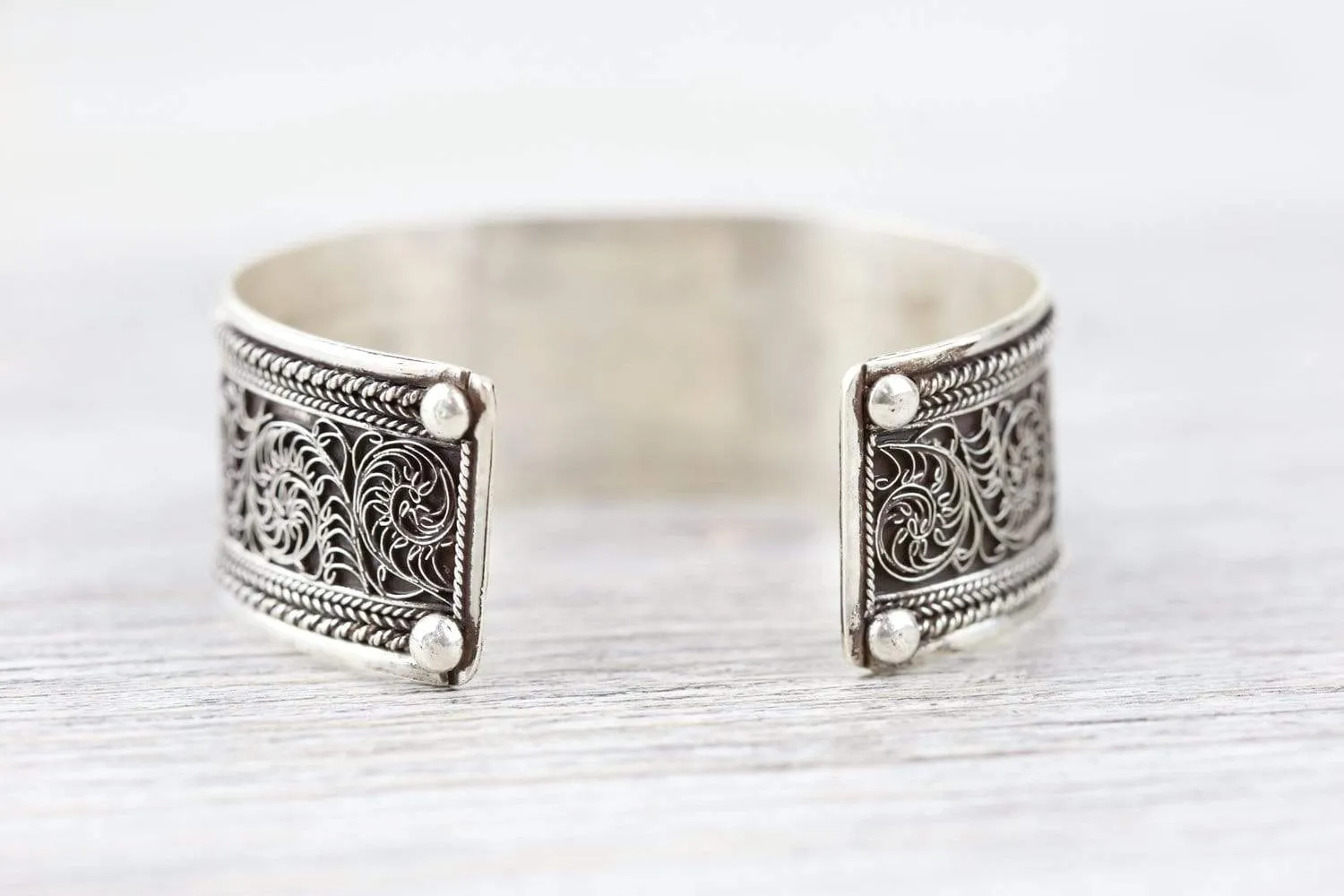 Coral Passion Cuff Bracelet