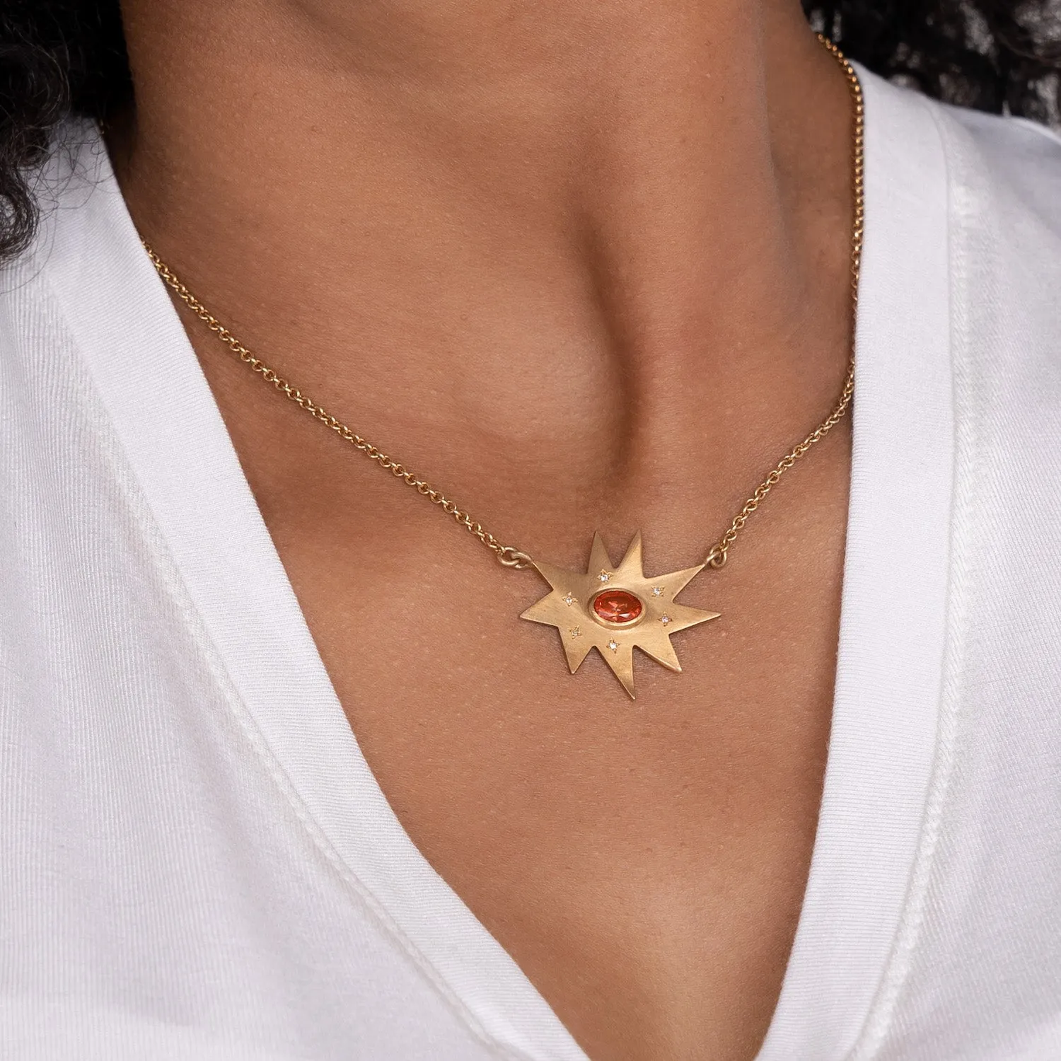 Gold Maxi KAPOW! Necklace: Turquoise
