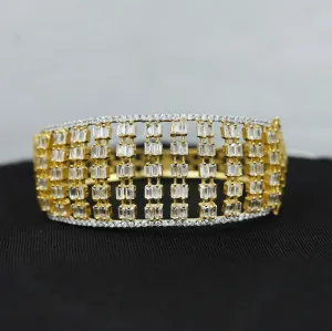 Gold Plated Zircon/AD Bracelet 5702-9767