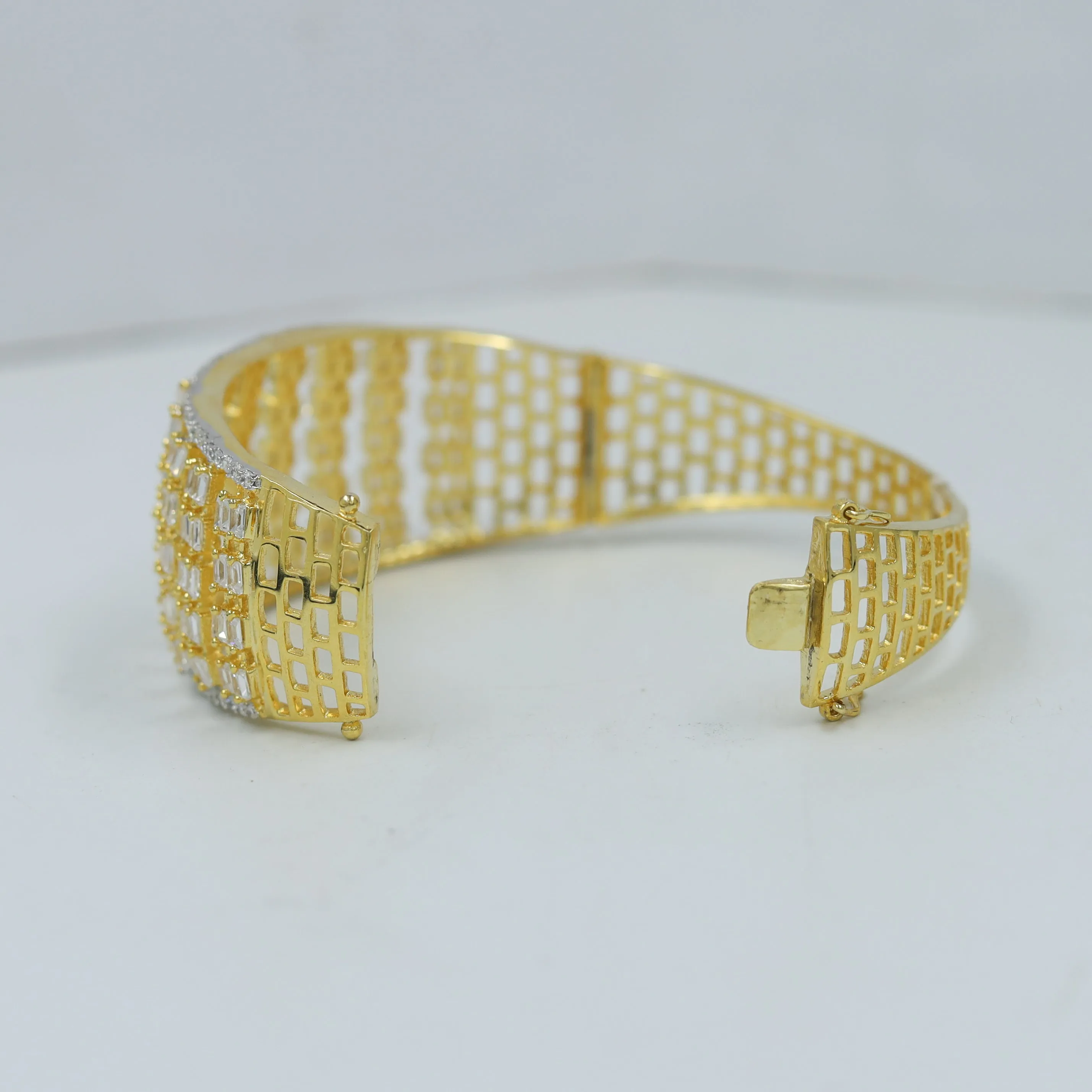 Gold Plated Zircon/AD Bracelet 5702-9767