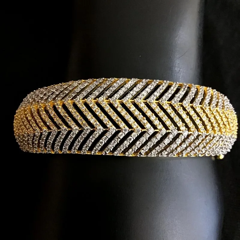 Gold Zircon/AD,  Bracelet