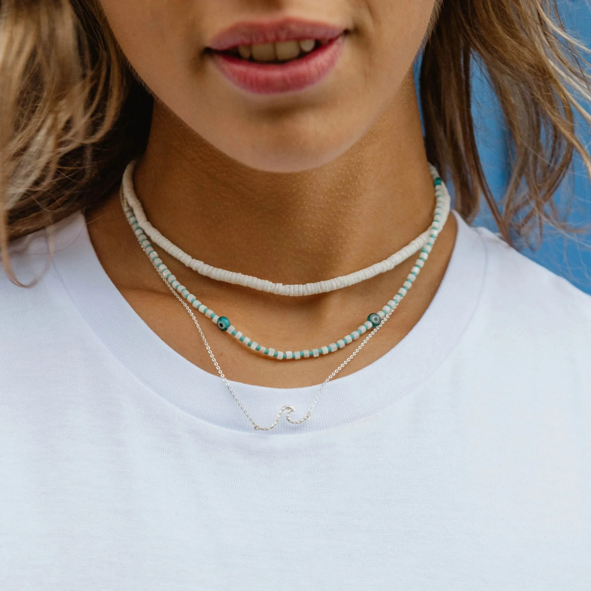 Hanauma Bay Evil Eye Necklace Set