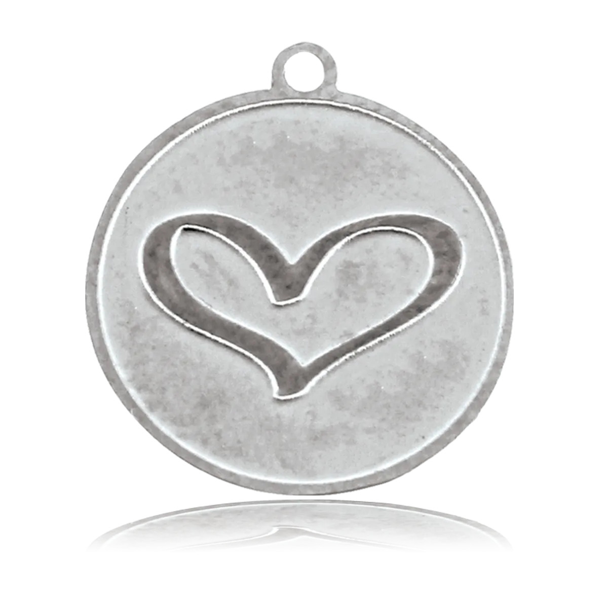 Heart Charm with Lemonade Jade Charity Bracelet