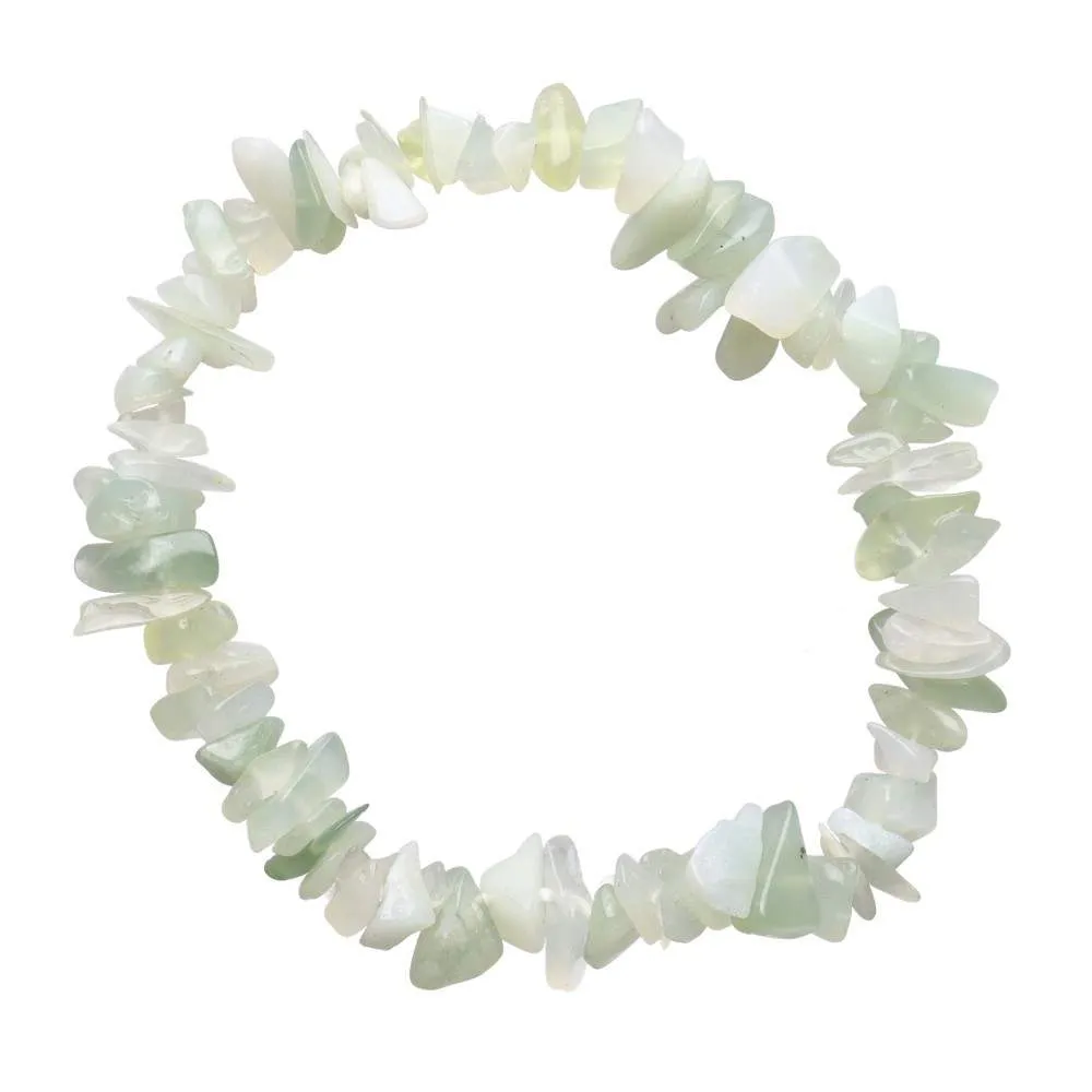 Jade Crystal Chip Bracelet