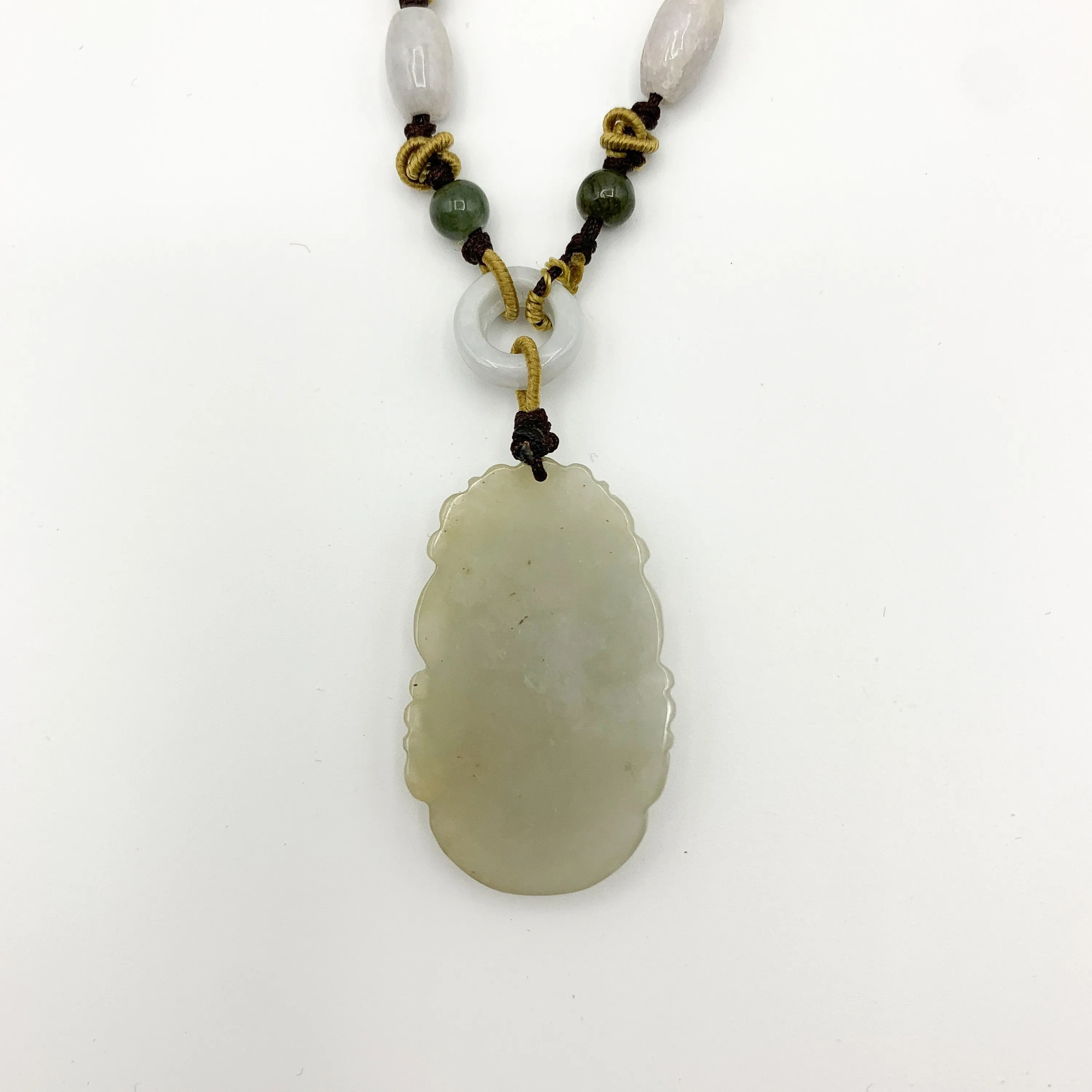 Jadeite Jade Dog Chinese Zodiac Hand Carved Red Pendant Necklace, YW-0110-1647059503
