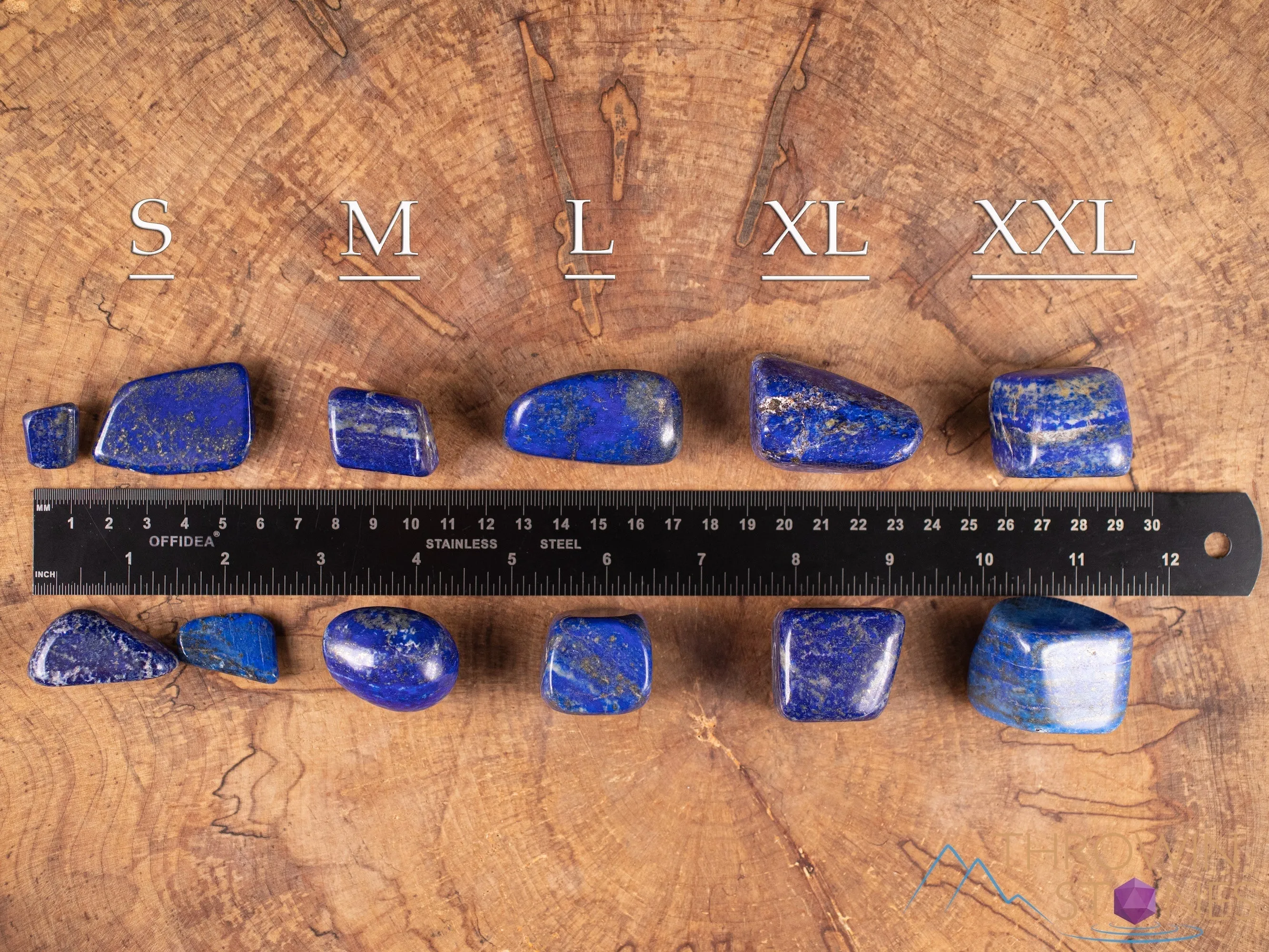 LAPIS LAZULI Tumbled Stones - Tumbled Crystals, Self Care, Healing Crystals and Stones,  E1178