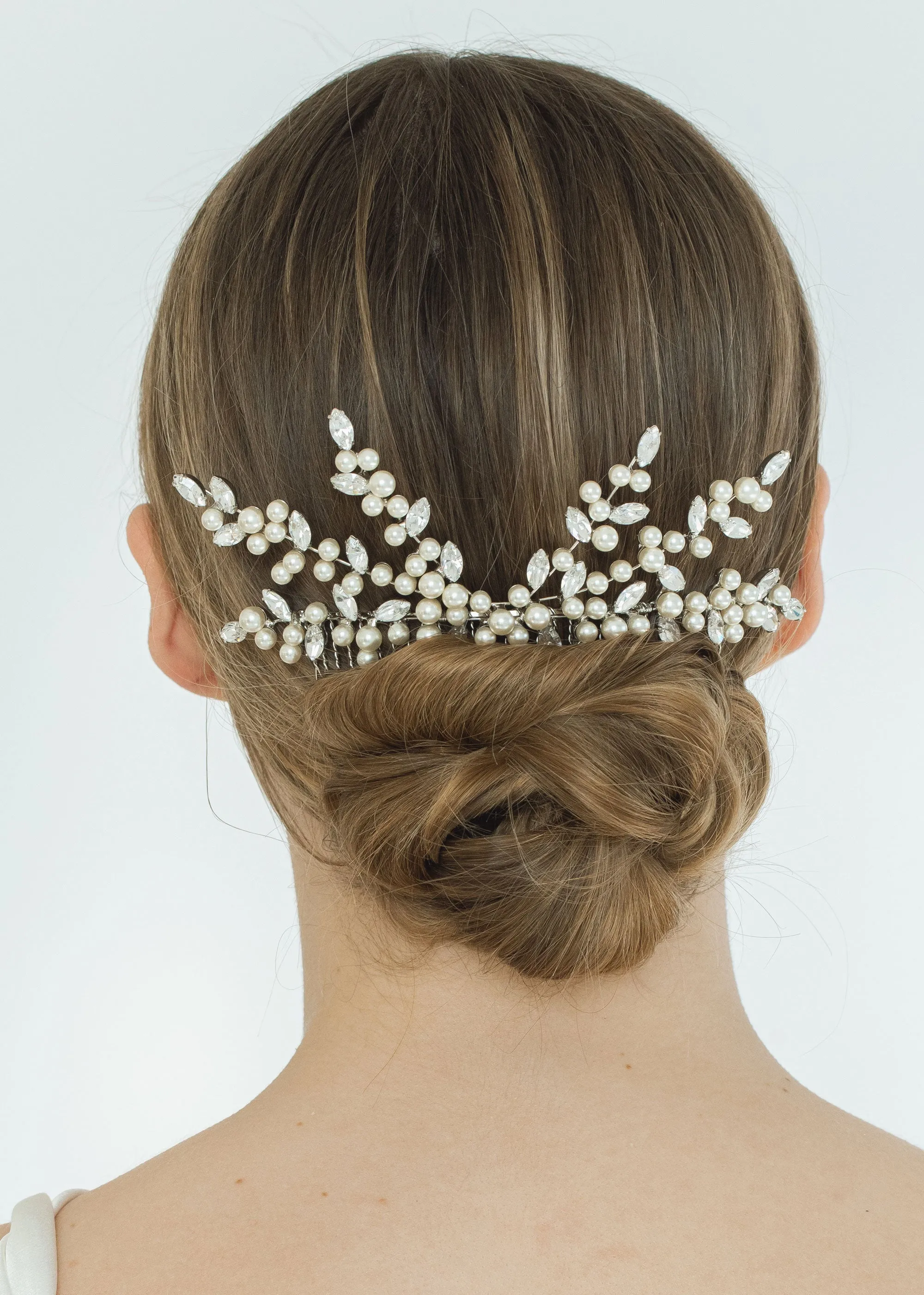 Lorena Comb -- Pearl Silver