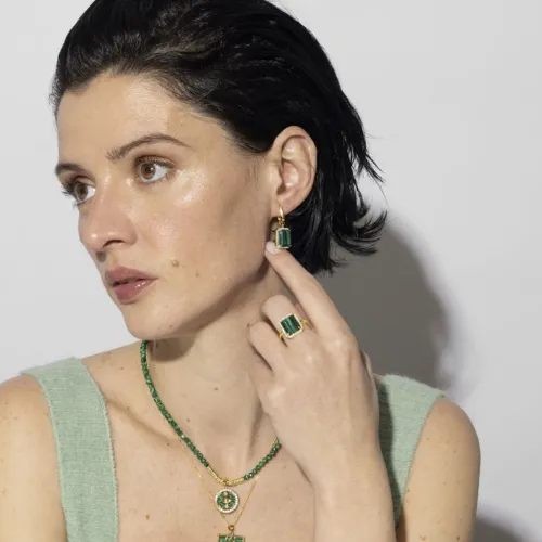 Luxender Kakan Malachite ring