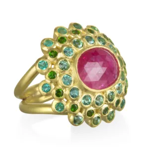 Madagascar Ruby Cocktail Ring