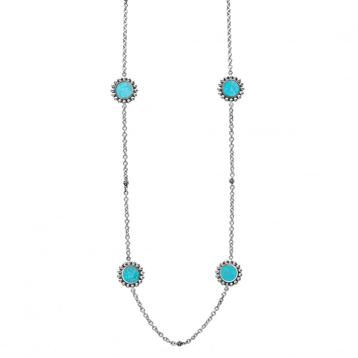 Maya Turquoise Long Necklace