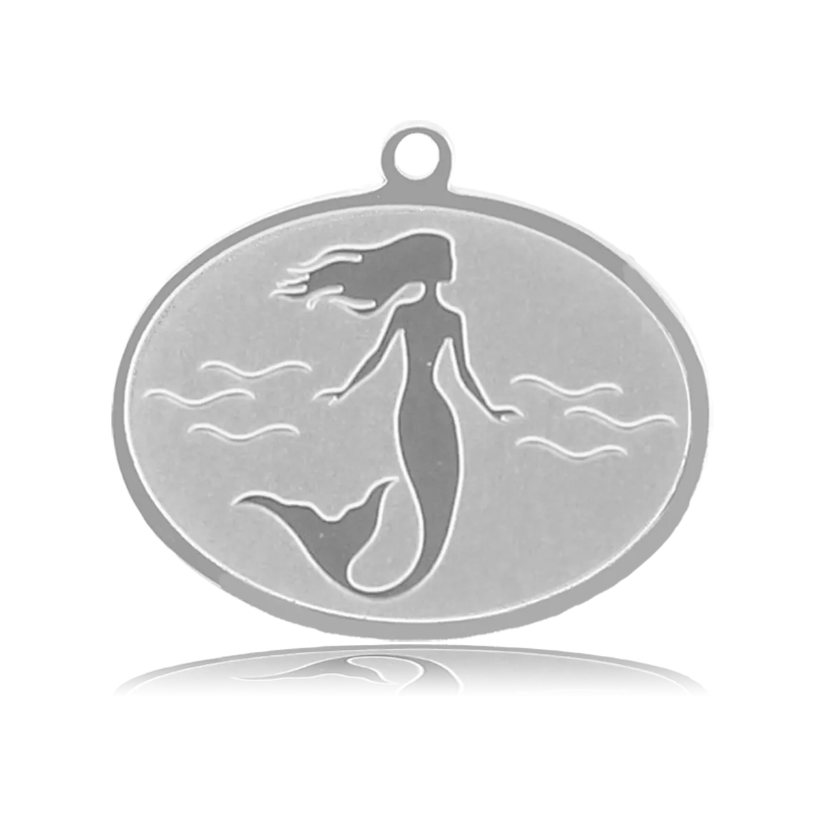 Mermaid Charm with Green Yellow Jade Charity Bracelet