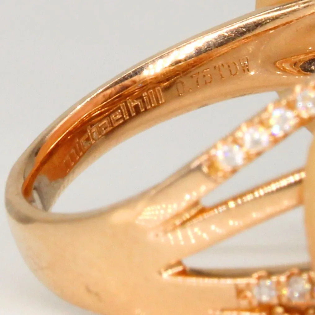 'Michael Hill' Diamond Cocktail Ring | 0.75ctw | SZ 7.25 |