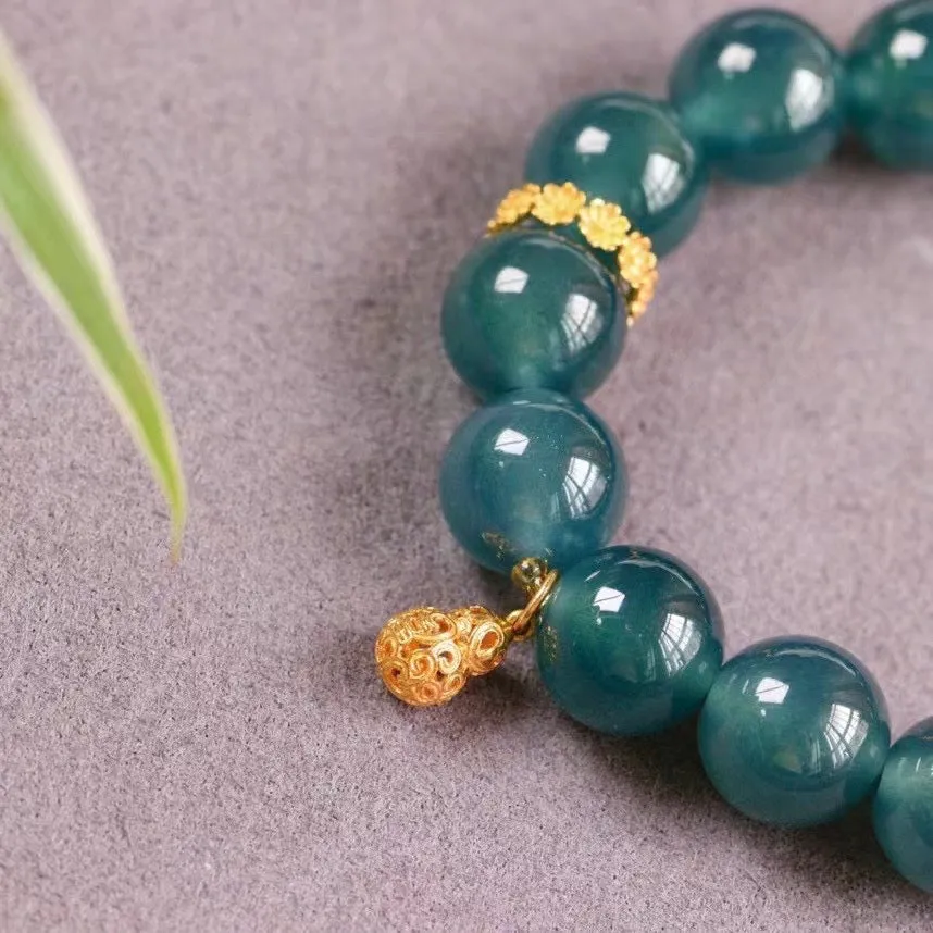 Natural Burma jadite A grade bracelet
