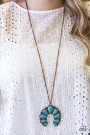 Necklace Stone Monument - Copper N83