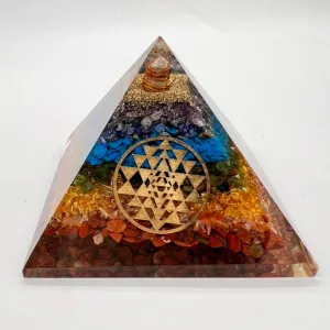 Organite Orgone Chakra  Pyramid