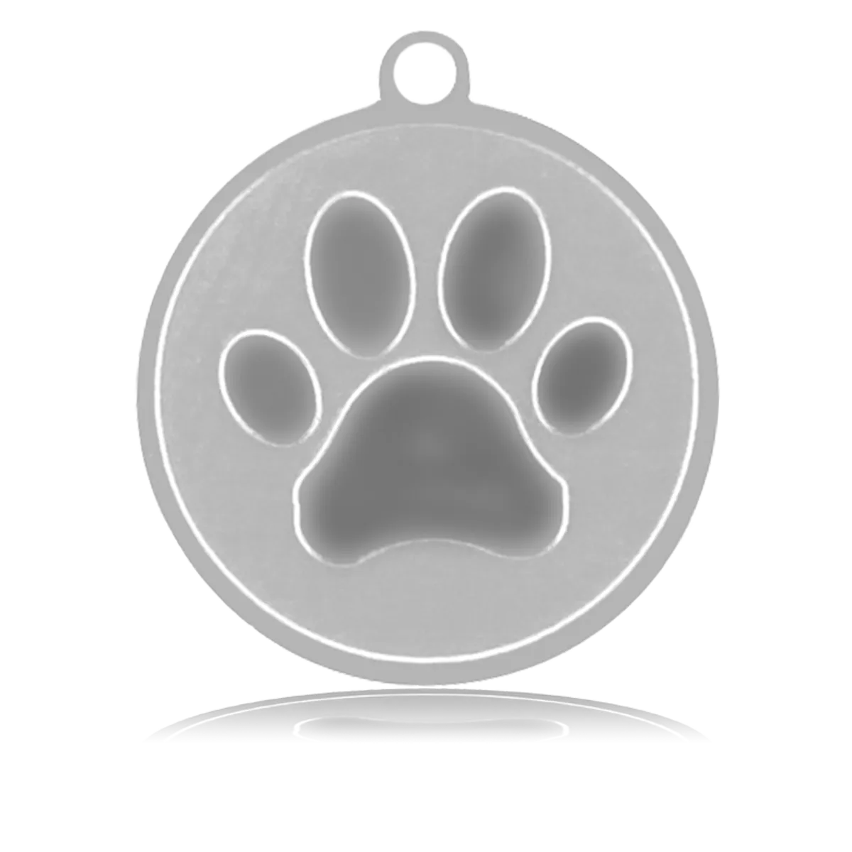 Paw Print Charm with Green Yellow Jade Charity Bracelet
