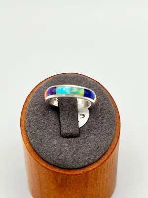 Ring- Multi Stone Inlay size 6 1/2