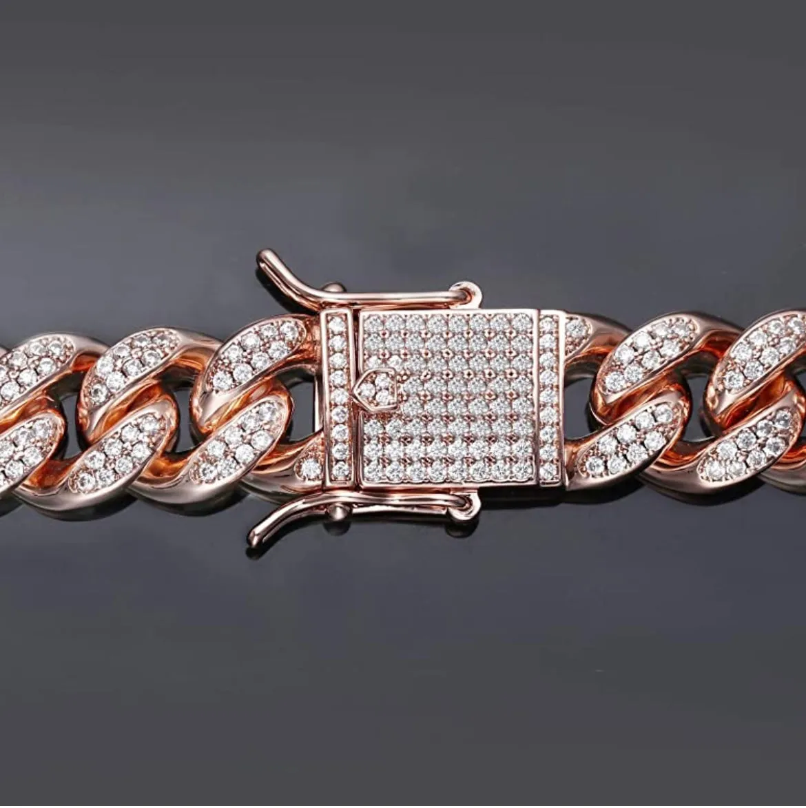 Rose Gold Cuban Bracelet