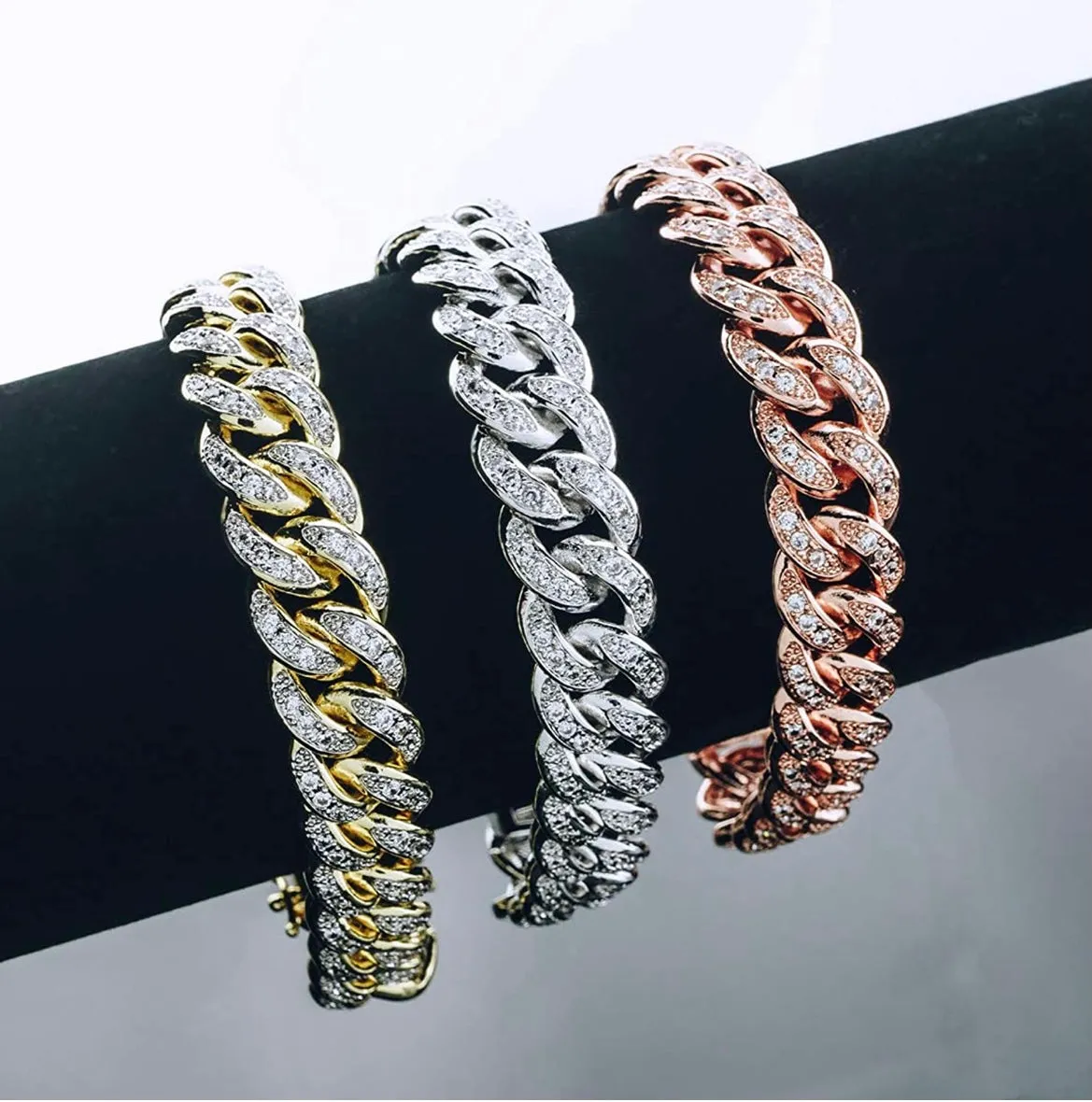 Rose Gold Cuban Bracelet