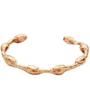 Seaweed Bronze Cuff Bracelet