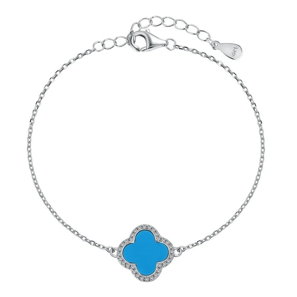 Sparkle flower bracelet