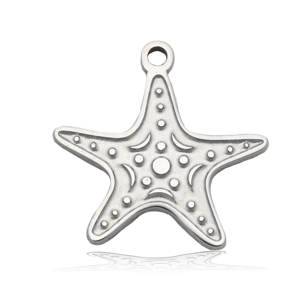 Starfish Cutout Charm with Lemonade Jade Charity Bracelet