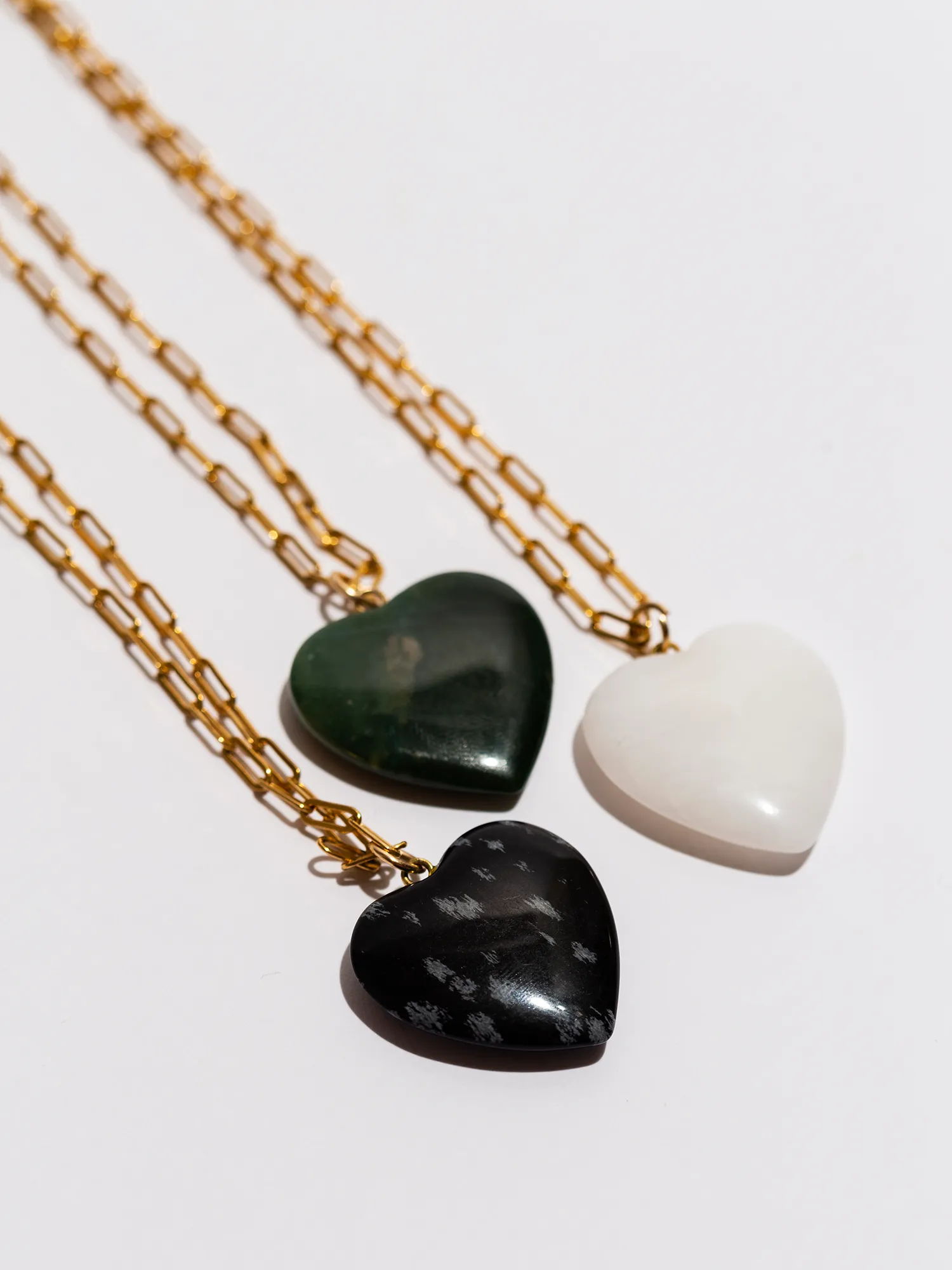 Stevie White Jade Pendant Necklace
