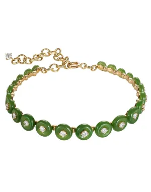Surrounding Small Jade Bracelet