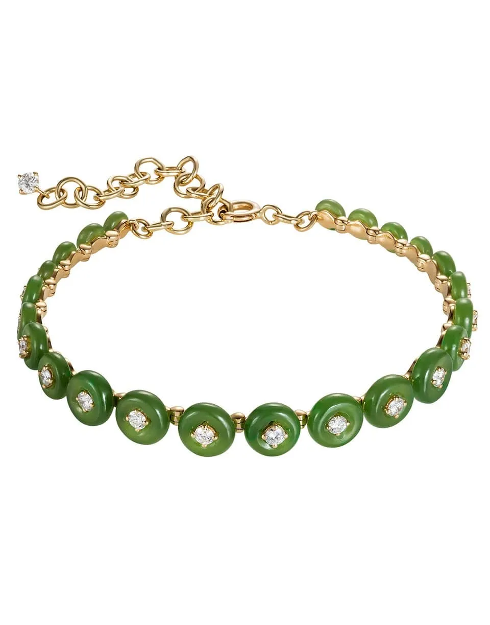 Surrounding Small Jade Bracelet