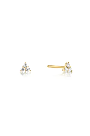 The Posy Topaz 14ct Gold Vermeil Stud Earrings