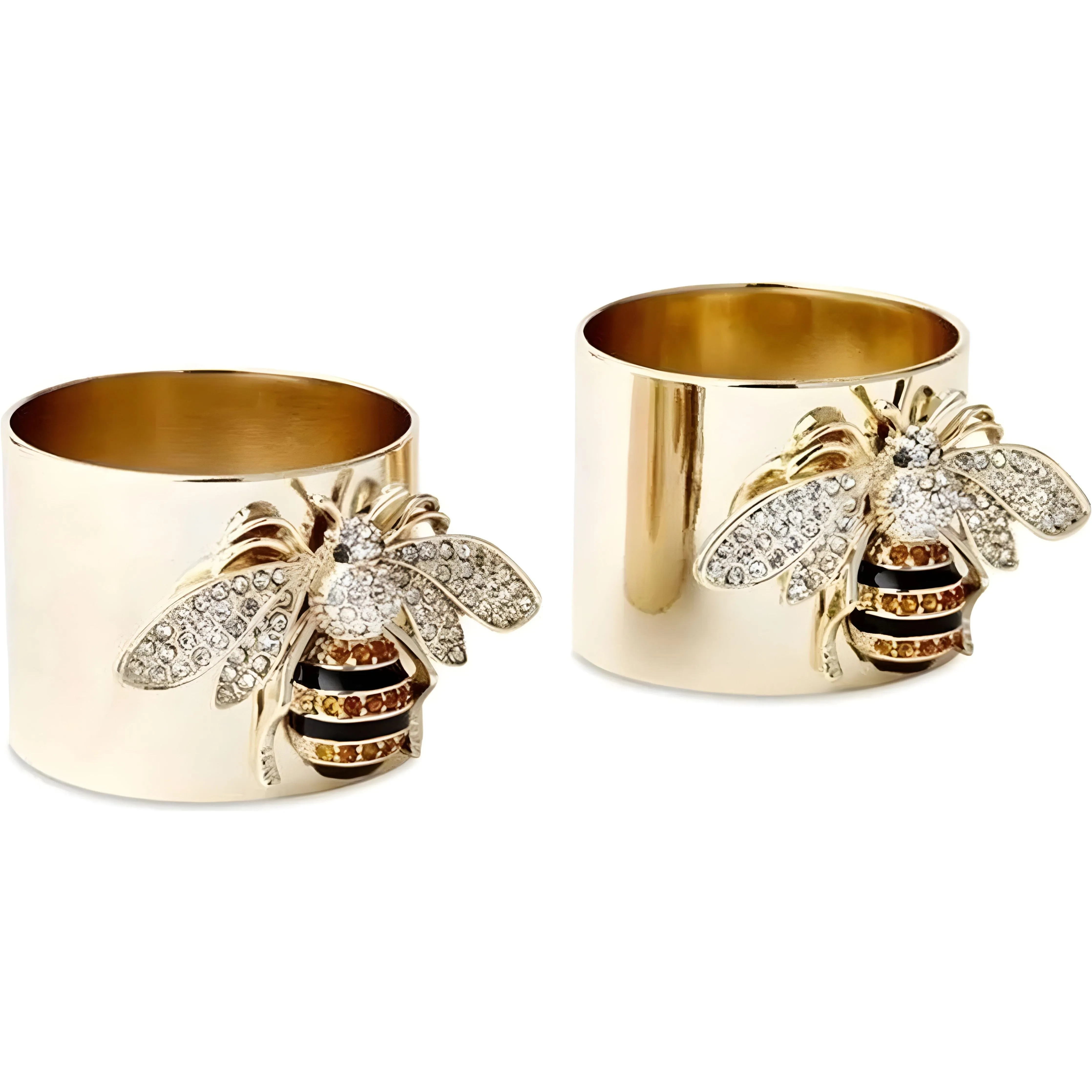 The Scarab Crystal Band Ring