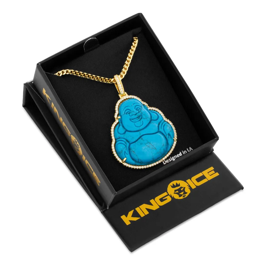 Turquoise Buddha Necklace