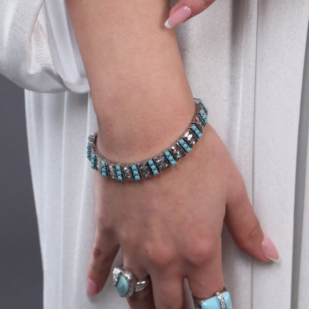 Turquoise Sparkle Bracelet