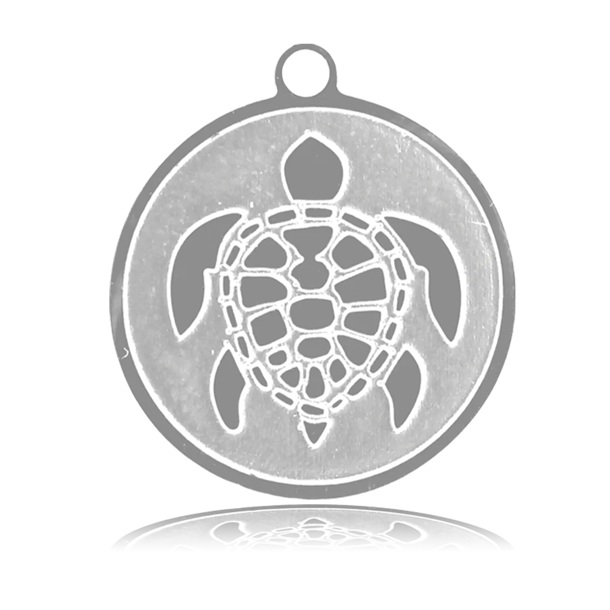 Turtle Charm with Blue Zebra Jade Charity Bracelet