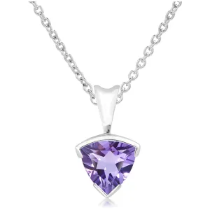 Unique & Co MK-980AM Women's Silver 925 Pendant Necklace