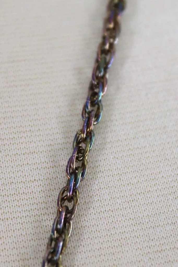 Vintage Gold Road Runner Pendant Necklace