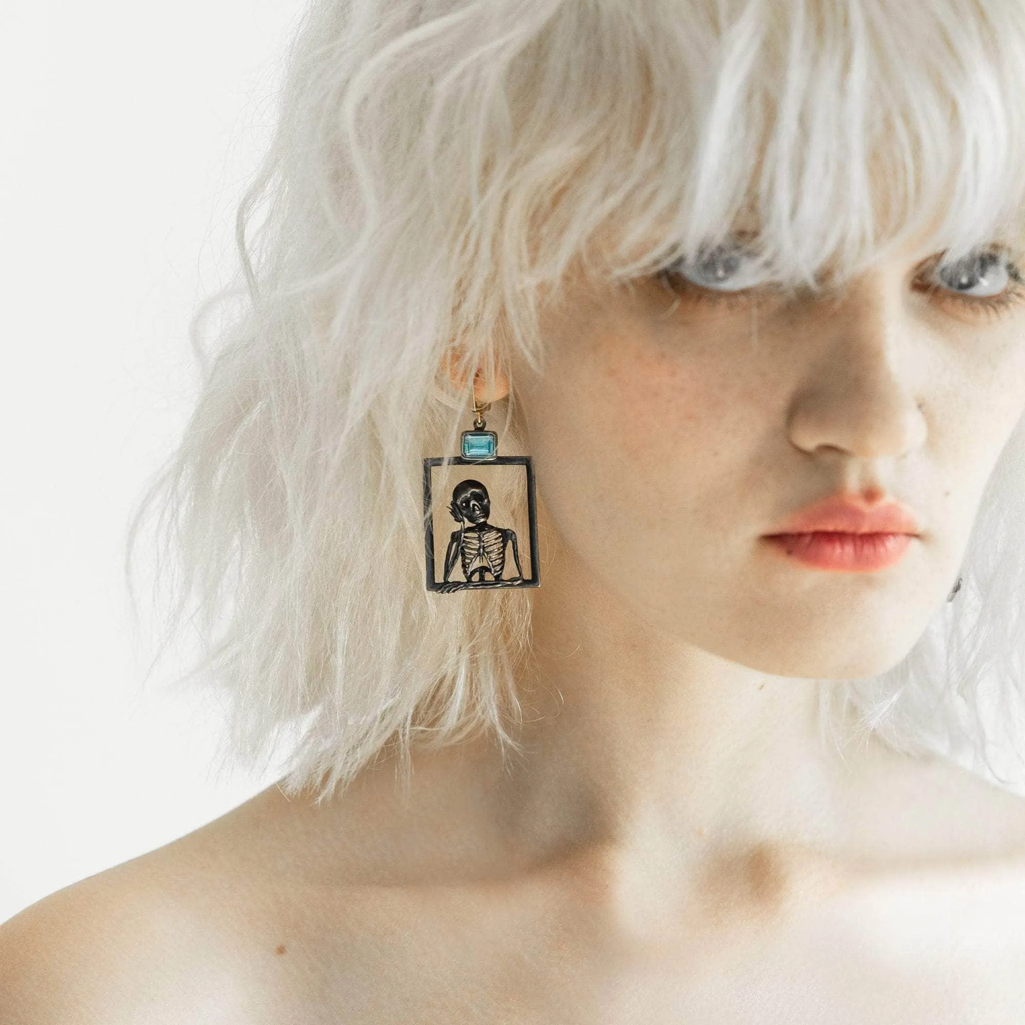 Winri Blue Topaz Earrings