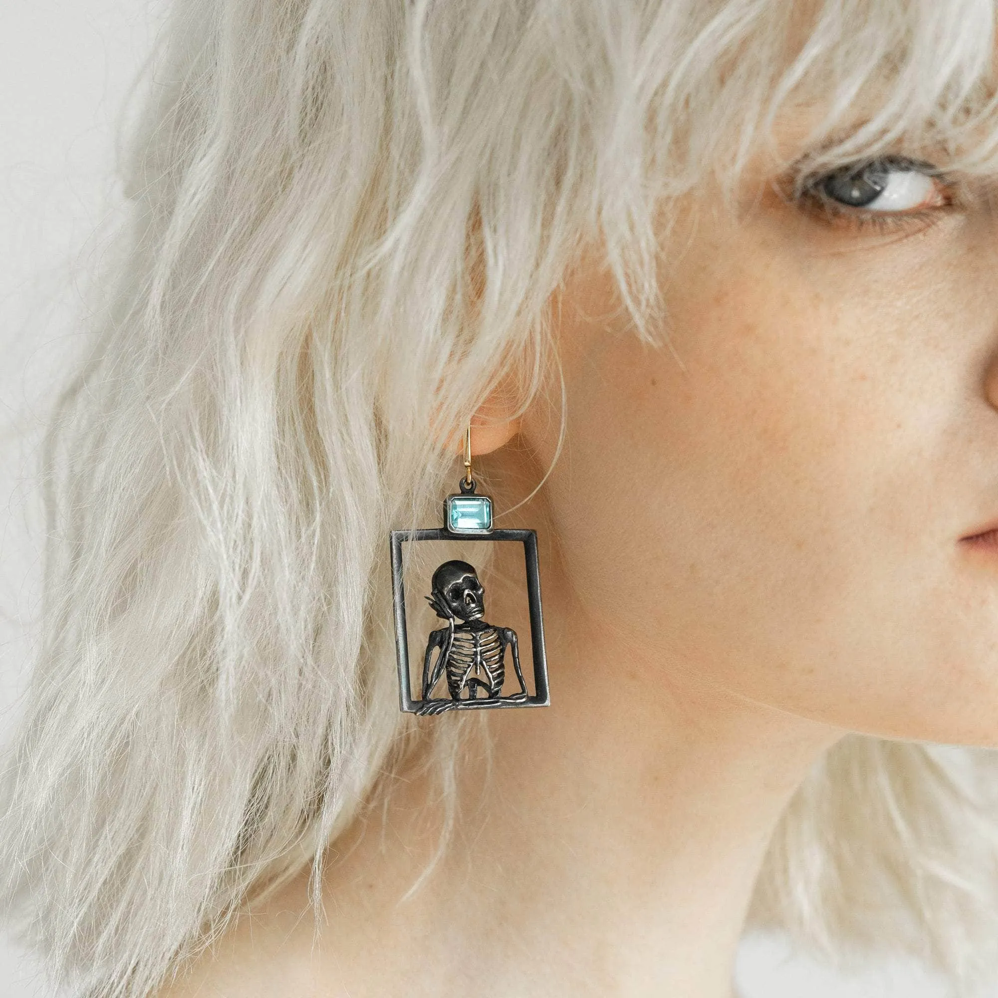 Winri Blue Topaz Earrings